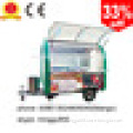 Modern electric food carts mobile food cart mobile steel food cart (CE&ISO9001,manufacturer) big wheel